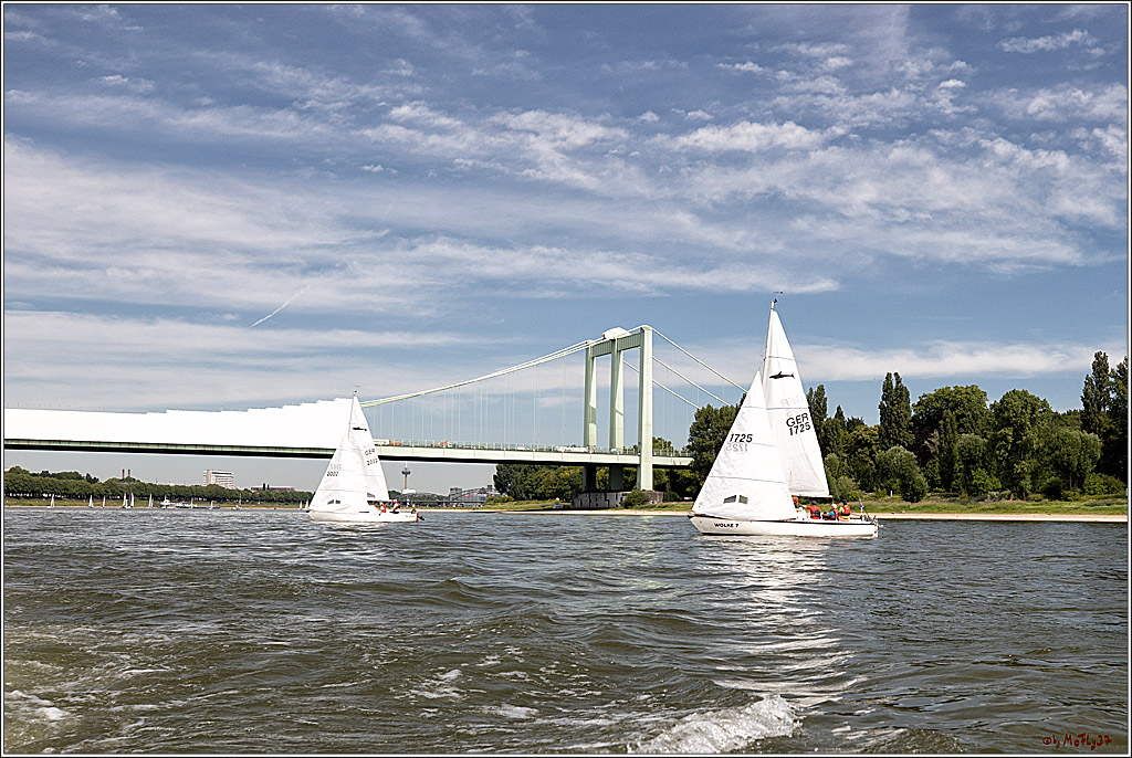 100 Jahre Rheinwoche 2022 - 1. Wettfahrt Porz - Hitdorf, 03.06.2022,